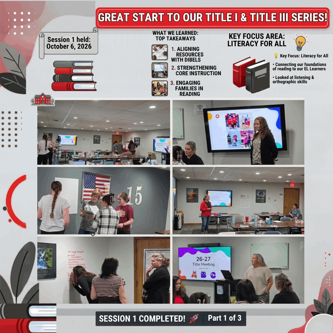 📚 Title I & Title III Series — Session 1 Complete! 🚀